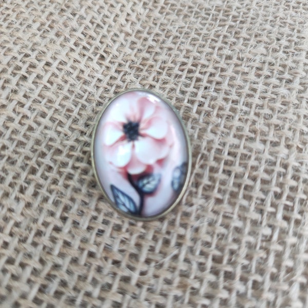 Broche fleur de cerisier