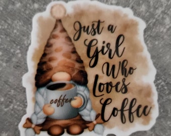 Gnome love coffee