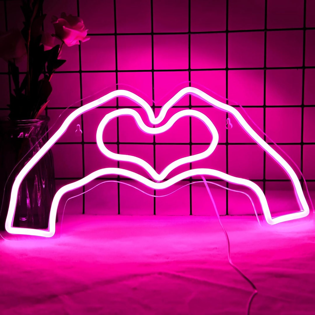 Valentine Neon Sign Custom Neon Lights Love Neon Sign Couple Room Decor