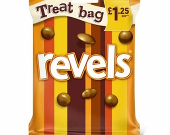 Revels Milk Chocolate with Raisins, Coffee or Orange Treat Bag  (71g)