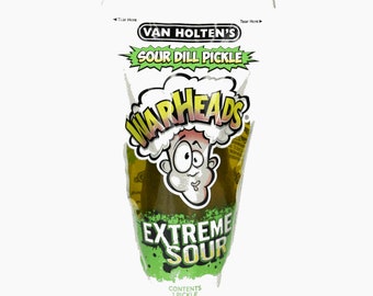 Van Holten's Sour Dill Pickle In A Pouch 4.9oz (140g)