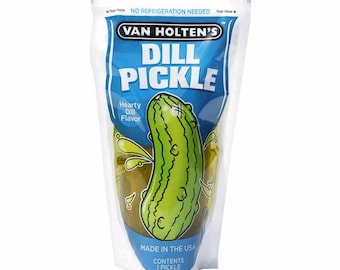 Van Holten's Large Hearty Dill Pickle-In-a-Pouch 4.5oz (126g)