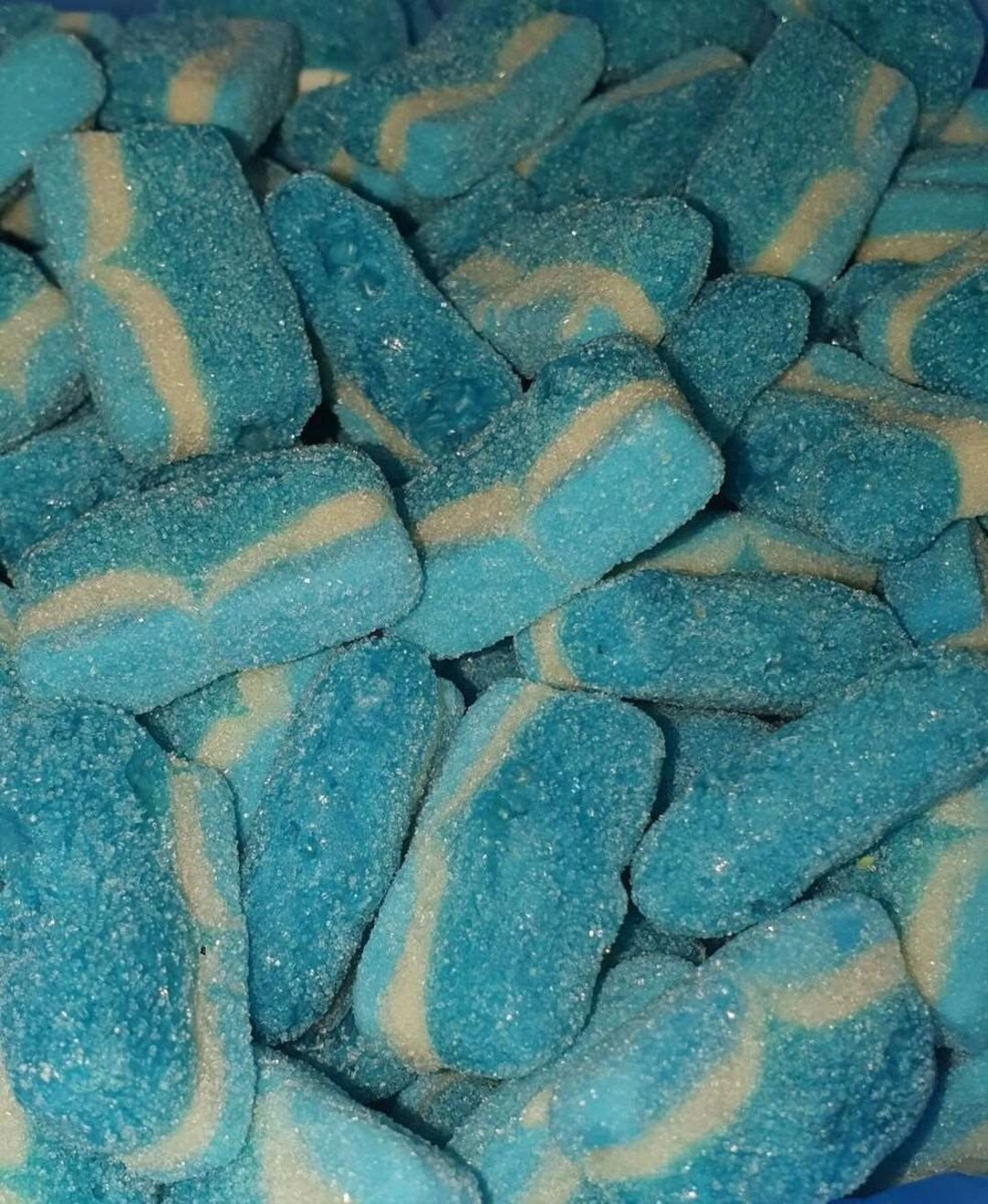 Freeze Dried Sour Blue Raspberry Slices - Etsy