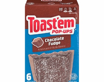 Toast'em POP-UPS Tostapane con fondente al cioccolato glassato, confezione da 6 10,2 once (288 g)