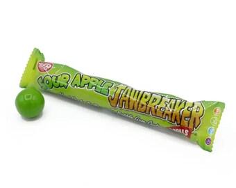 ZED Candy Jawbreakers Sour Apple 6 Pack (49.5g) - Etsy