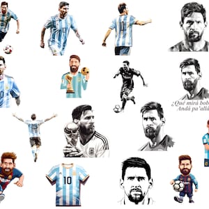 Lionel Messi paquete 16 PNG / Lionel Messi Clipart / Lionel Messi Argentina / Fútbol png / Fútbol png