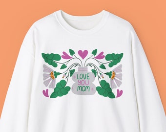 Unisex Crewneck Sweatshirt Mothers Day Gift, Mother Day Shirt, Comfort Colors Oversized Mama Sweatshirt, Retro Boho Mama Shirt, Gift for Mom