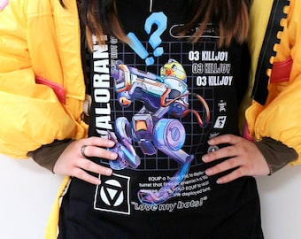 streetwear inspired killjoy main turret t-shirt