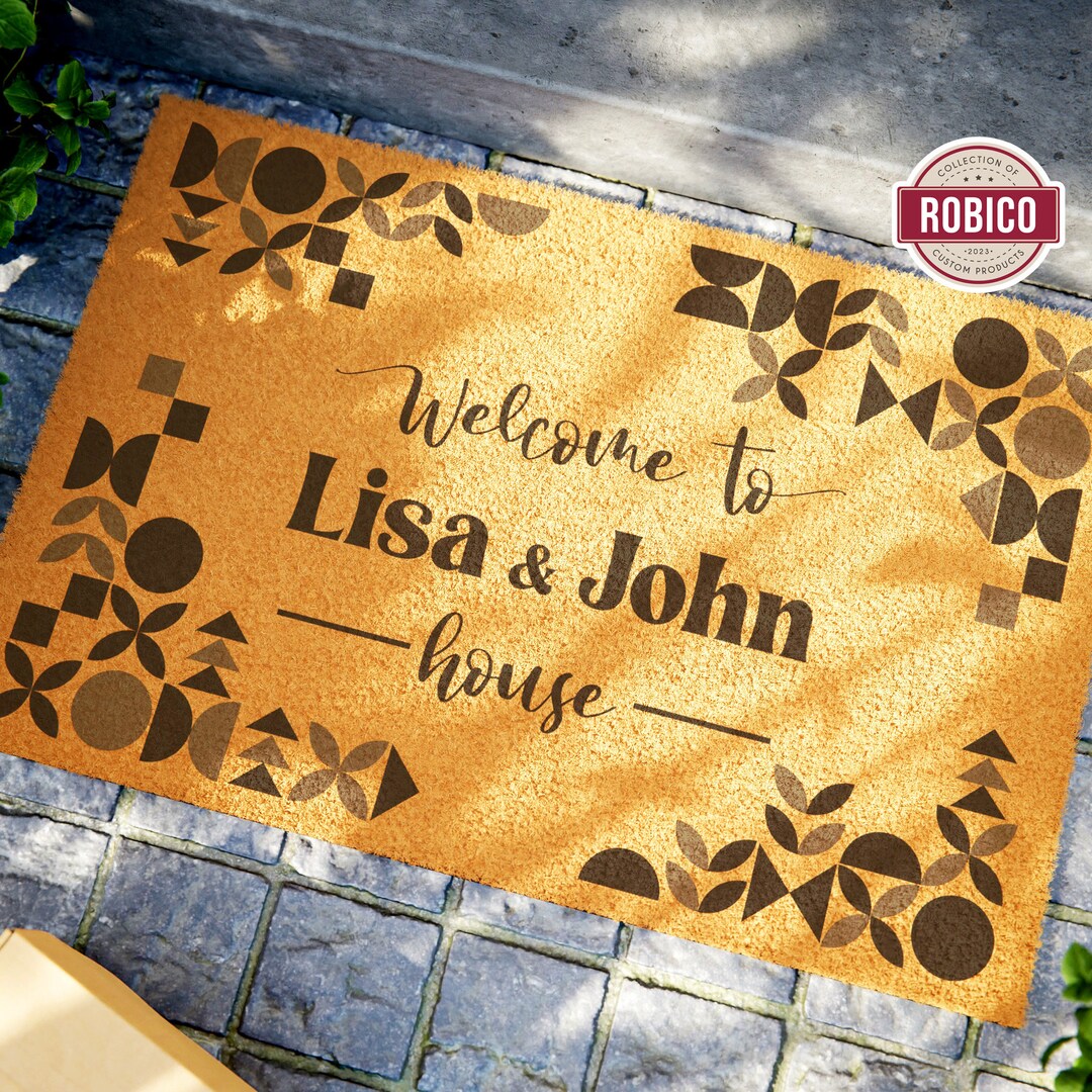 Personalized Rug Personalized Door Mat Custom Etsy
