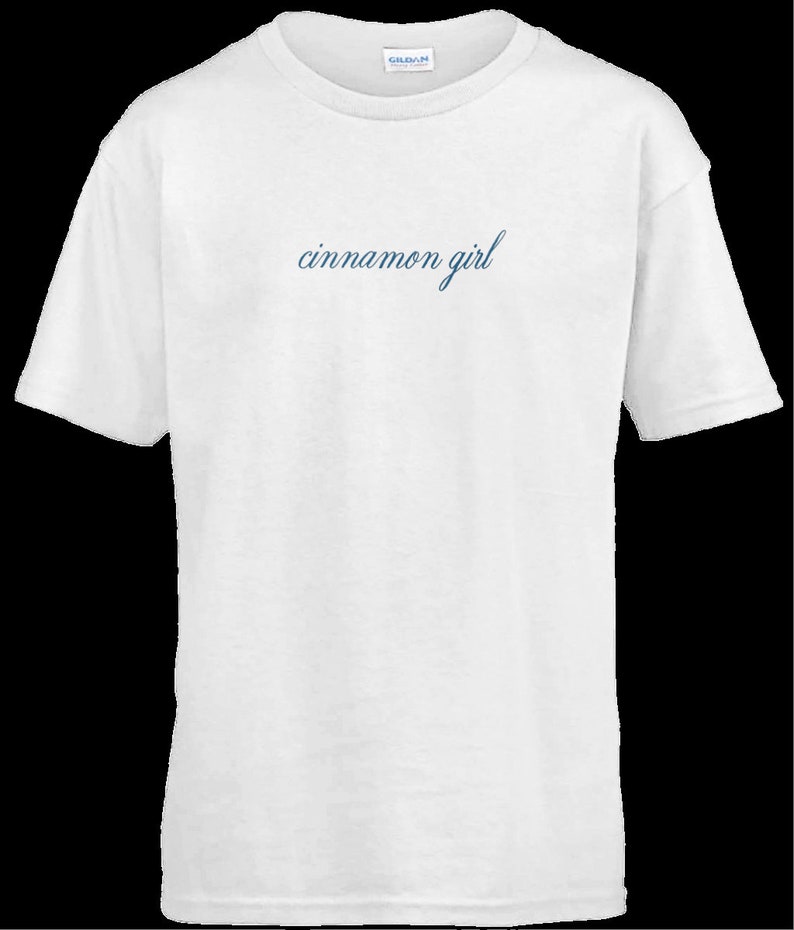 Lana Del Rey Tshirt Cinnamon Girl Graphic Tee Baby Tee Blue Text Etsy UK