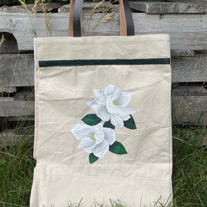 Magnolia Canvas Bag