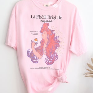 Comfort Colors Brigid Goddess Shirt: Gaelic Irish Imbolc Gift