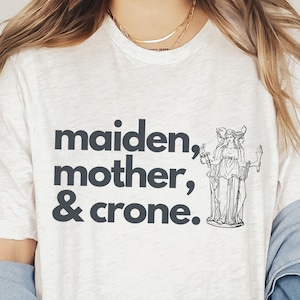 Hecate T-Shirt: Maiden Mother Crone, Greek Goddess Shirt