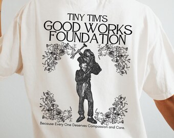 Tiny Tim Christmas Shirt: A Christmas Carol Comfort Colors Tee
