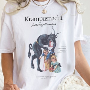 Comfort Colors Krampus Shirt: German Folklore Christmas Tee Krampusnacht Winter Solstice Pagan