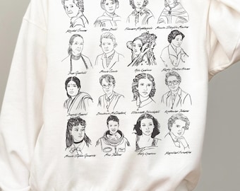 Women in Science Sweater: Unisex Sweatshirt Women in STEM Scientists PhD Shirt Science Shirt Feminist Gift
