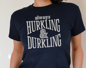 Hurkling Durkling Baby Tee: Scottish Slang Funny T-Shirt