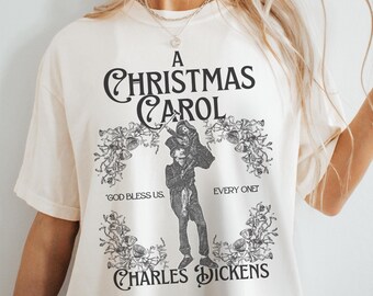 Camiseta de Un cuento de Navidad: Camiseta de colores cómodos de Ebenezer Scrooge