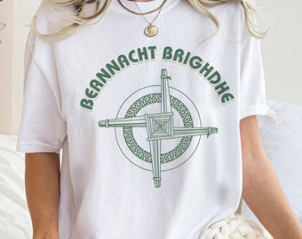 Brigid Cross Irish Candalmass Shirt - Imbolg Gaelic - Comfort Colors