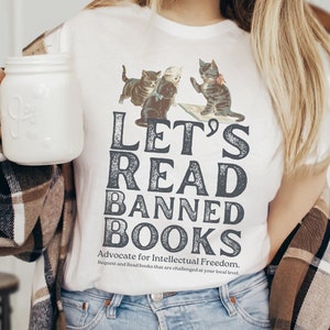 Read Banned Books Shirt, I&#39;m with the Banned, Book Club Gifts, Read Sweatshirt, Bookish Merch, Book Nerd Sweatshirt, Banned Books Shirt