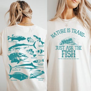 Nature Is Trans Comfort Colors Shirt: Protect Trans Rights Ally Tee
