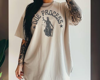 Camiseta con los colores de la comodidad del debido proceso: La justicia es ciega, los derechos humanos, la quinta enmienda, conozca sus derechos