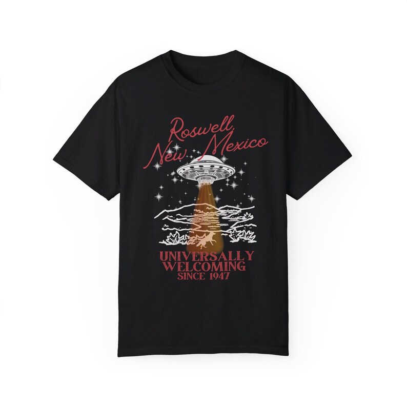 Camiseta OVNI de Roswell, Nuevo México: Camiseta retro de abducción extraterrestre con colores cómodos imagen 10