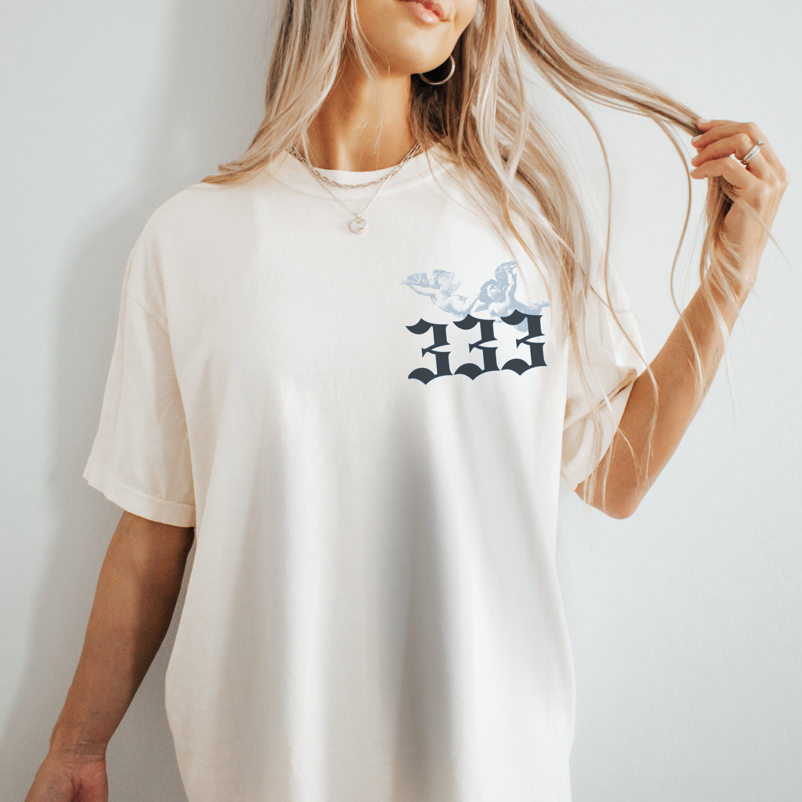333 Angel Numbers Comfort Colors Shirt: Cherub Vintage Tee - Etsy
