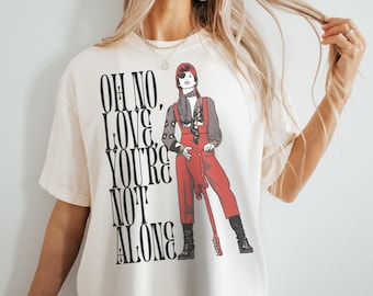 David Bowie Ziggy Stardust Comfort Colors T-Shirt: 1970s Rock Music Fan Gift