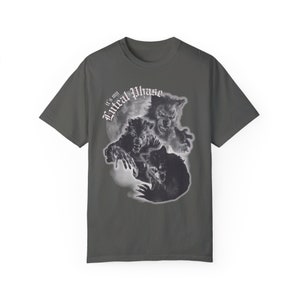 Chemise loup-garou phase lutéale - T-shirt drôle pleine lune couleurs confort image 7