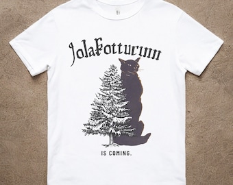 Jolakotturinn Shirt Yule Cat Shirt Icelandic Folklore Christmas Cat Shirt Krampus Cat Unisex Holiday Winter Solstice Yule Dark Academia