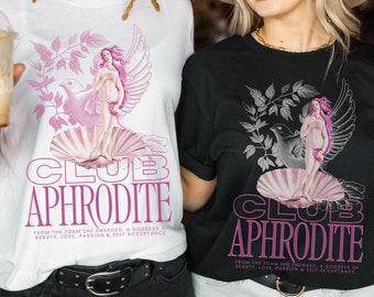 Club Aphrodite Shirt: Birth of Venus Graphic Tee