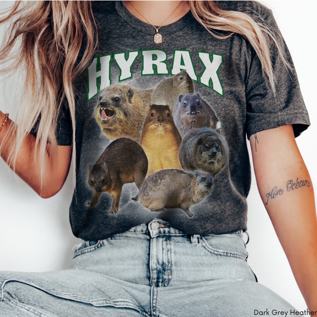 Hyrax T-shirt: Funny Animal Meme Shirt, Nature Lover Gift - Etsy