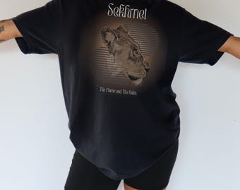 Sekhmet Shirt: Comfort Colors Unisex T-shirt Egyptian Goddess Lioness The Flame and The Balm
