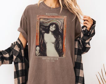 エドヴァルド・ムンク マドンナ シャツ - 快適な色彩のアート史Tシャツ