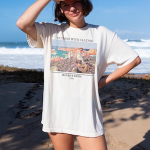 Ulysses With Calypso Shirt Comfort Colors Modern Art Shirt Maurice Denis James Joyce Unisex Artsy Aesthetic Light Academia Art History Gift