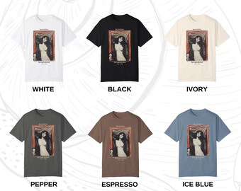 エドヴァルド・ムンク マドンナ シャツ - 快適な色彩のアート史Tシャツ