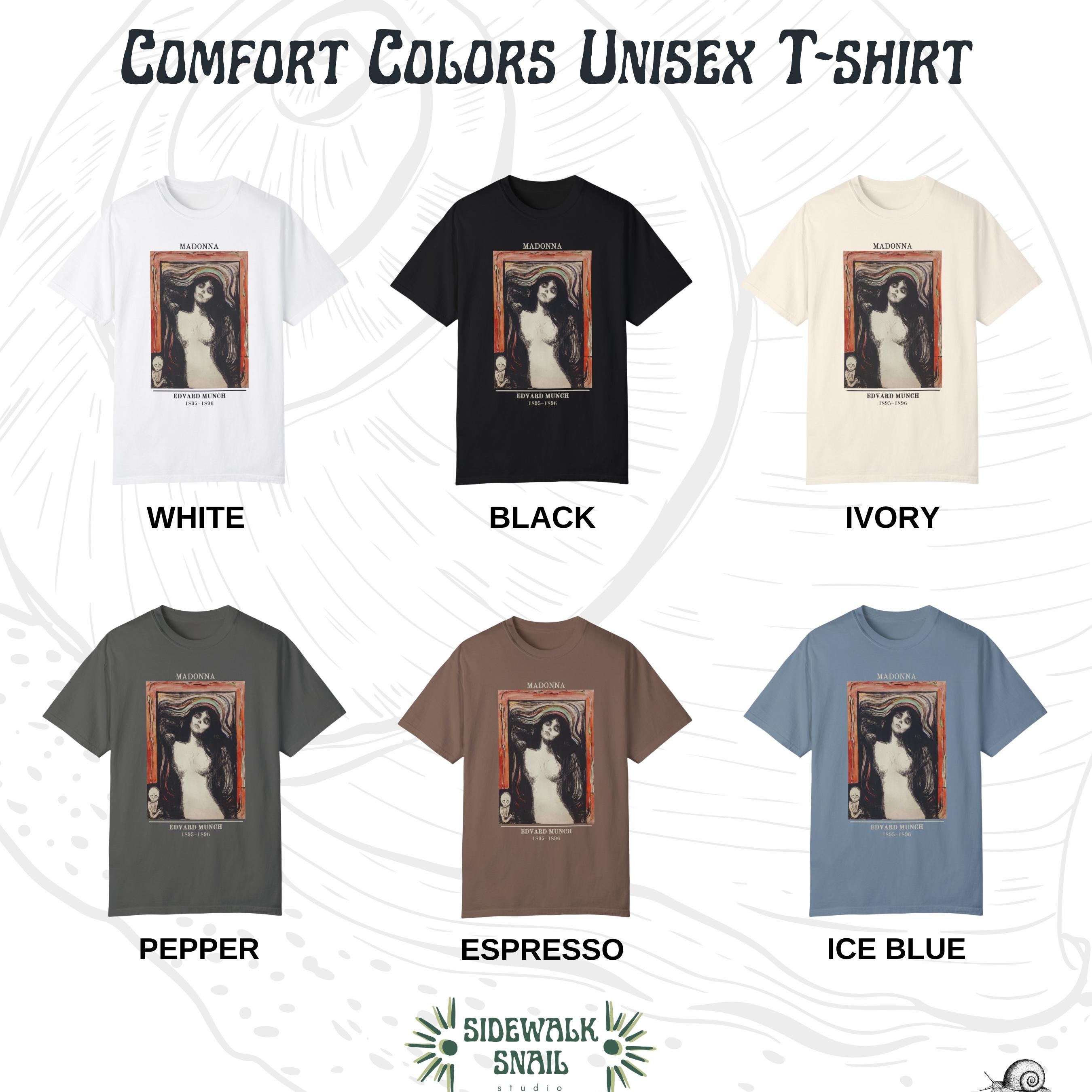 エドヴァルド・ムンク マドンナ シャツ - 快適な色彩のアート史Tシャツ