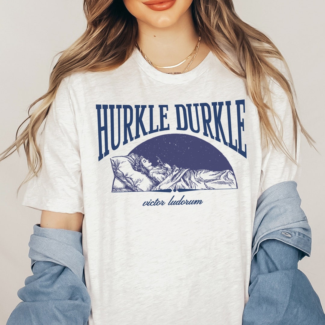 Hurkle Durkle Sleeping Beauty T-shirt: Funny Leisure Queen Tee Victor ...