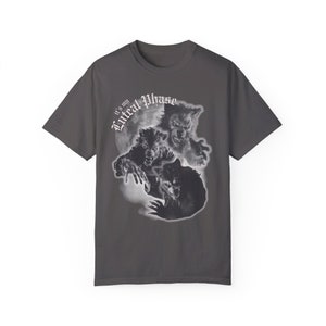 Chemise loup-garou phase lutéale - T-shirt drôle pleine lune couleurs confort image 9