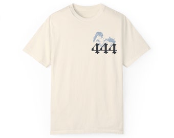 EXTREME バンドTシャツ ホワイト 444 エンジェルナンバー コンフォートカラーシャツ：ケルビム