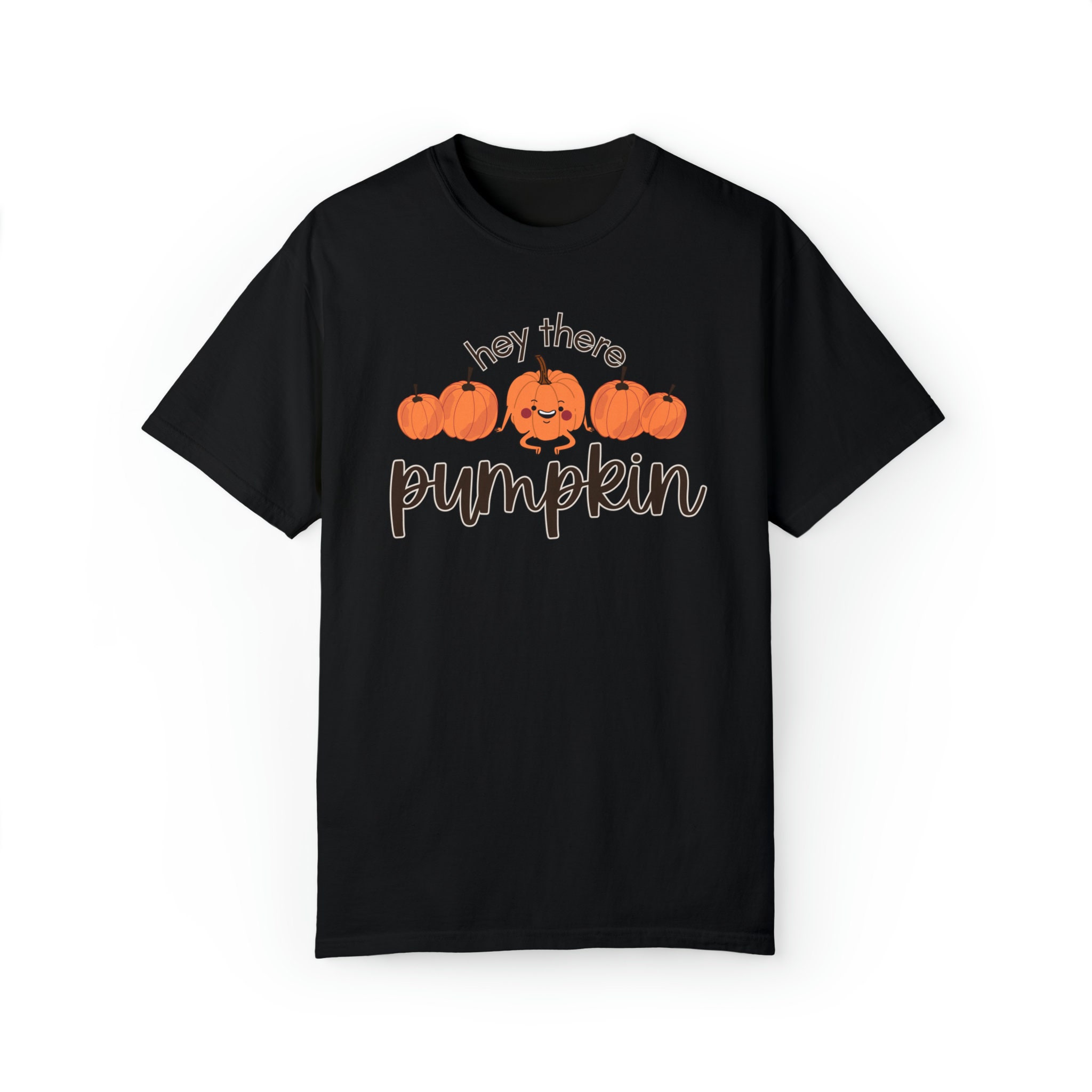 Discover Hey There Pumpkin,  Pumpkin TShirt, Cute Fall T-Shirt, Happy Thanksgiving Shirt, Hello Fall Pumpkin Shirt, Fall Season Pumpkin