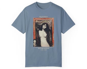 エドヴァルド・ムンク マドンナ シャツ - 快適な色彩のアート史Tシャツ