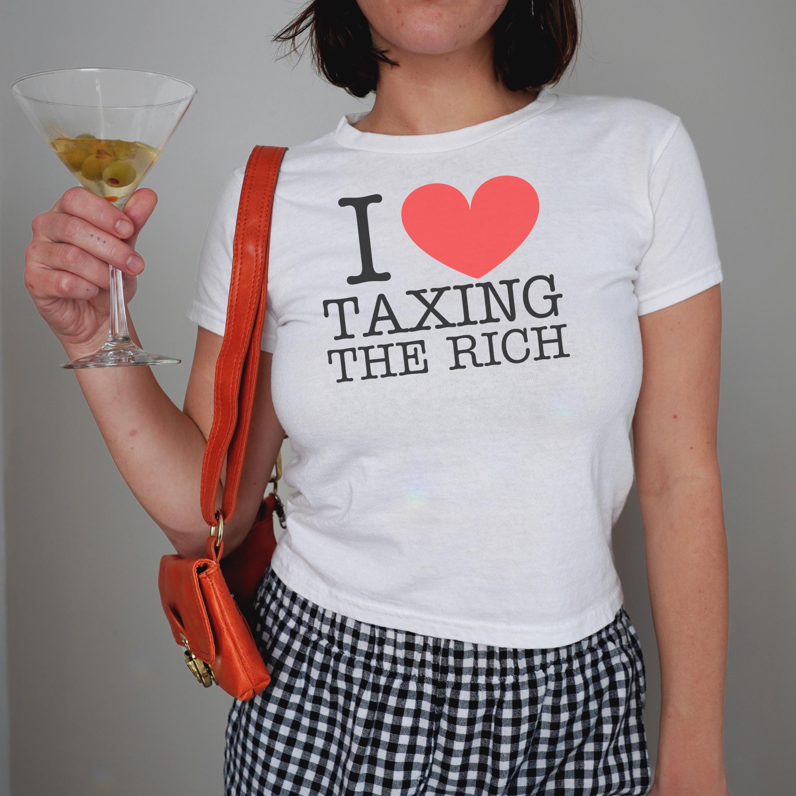 Tax the Rich Crop - Etsy