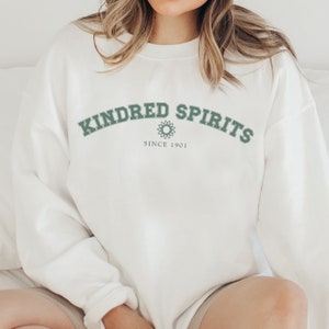 Kindred Spirits Anne of Green Gables Shirt Light Academia Sweater Anne With an E Gift, Anne Shirley Shirt Green Gables Quote Gift Bookish