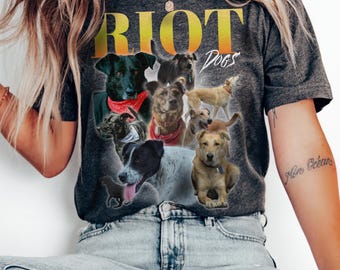Chemise de protestation Riot Dogs : Loukanikos, Kanellos, Negro Matapacos