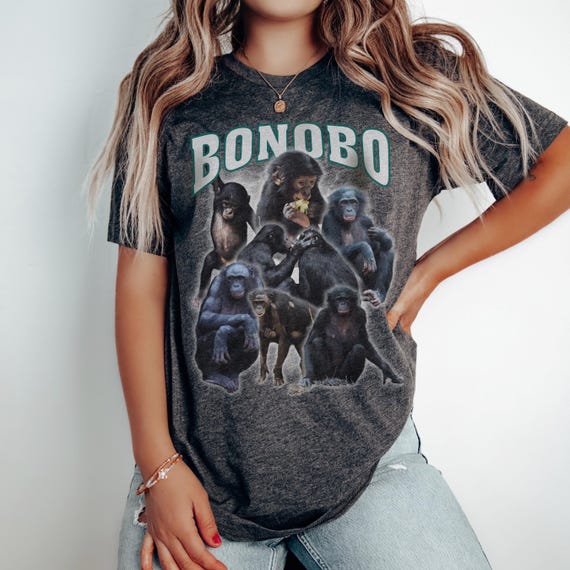 ボノボTシャツ ブートレッグ ヒップホップ 類人猿 ユニセックスTシャツ
