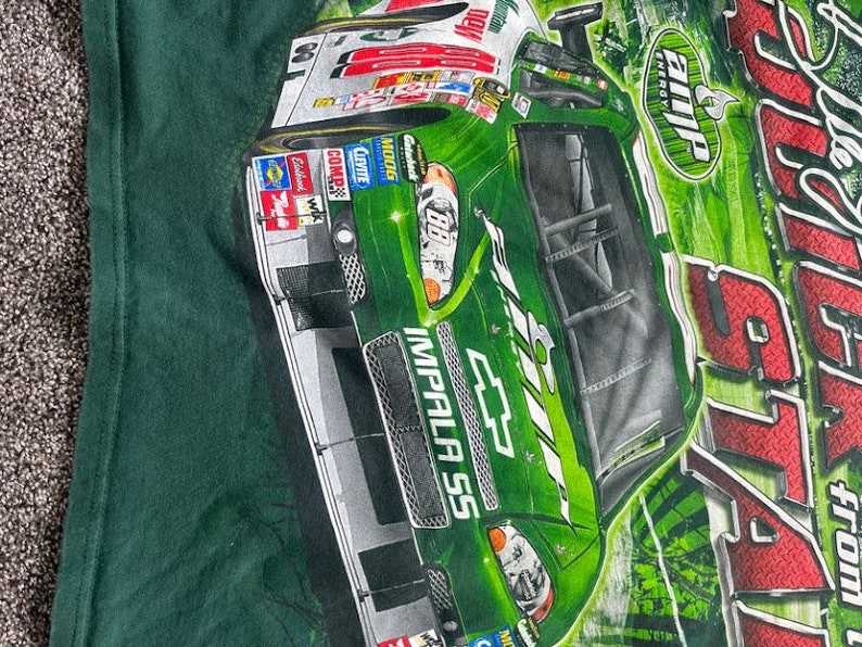 Vintage Dale Earnhardt Jr 88 Nascar t shirt large front and back graphic image 7