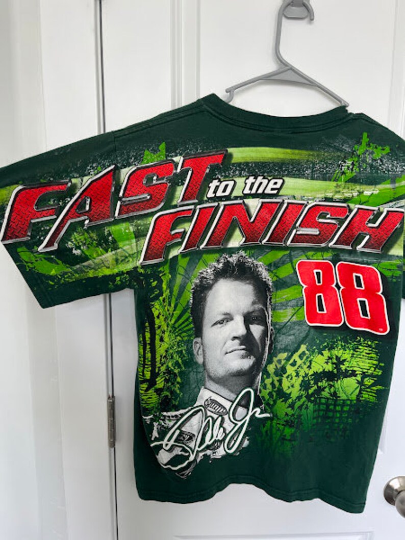 Vintage Dale Earnhardt Jr 88 Nascar t shirt large front and back graphic image 5