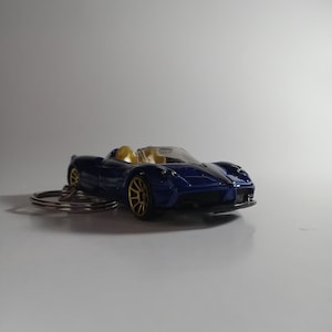 Pagani Huayra Roadster HotWheel keychain Car keychain Keychain Truck Car Car guy Gift Car guy gift toy car toy Car enthusiast collectible